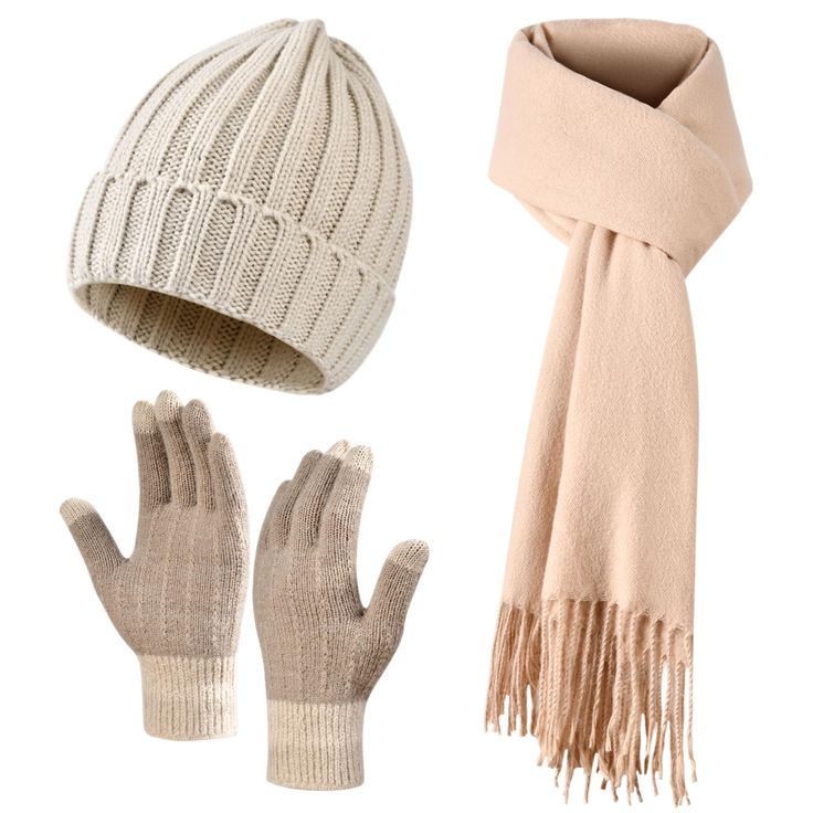 Winter clothing: coats, scarves, gloves, thermal wear